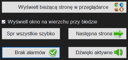 Przyciski programu Przyciski programu